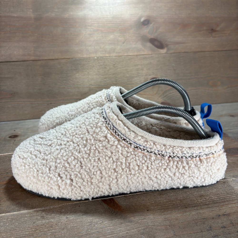 Bombas Sunday Slipper Womens size 9 shoes Ivory Sherpa Fleece Clog slippers